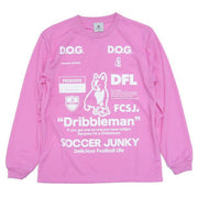 T-shirt plastic shirt plastic T long sleeve top dribbleman soccer Junky futsal soccer wear
