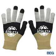 ATHLETA Field Knit Gloves Smartphone Compatible Futsal Soccer Wear Men's 05328