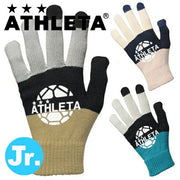 ATHLETA Junior Field Knit Gloves Smartphone Compatible Futsal Soccer Wear Children 05328J