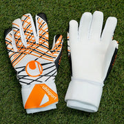 Uhlsport Goalkeeper Gloves, Soft Half Negative Comp, 1011368