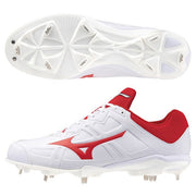 MIZUNO Baseball White Spikes Light Rebo Buddy 2 Shoes Fixed Metal Fittings Wide 11GM2330