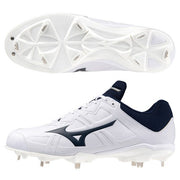 MIZUNO Baseball White Spikes Light Rebo Buddy 2 Shoes Fixed Metal Fittings Wide 11GM2332