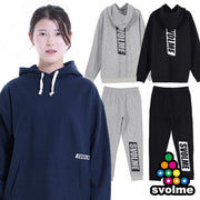 Subolme Sweatshirt Hoodie Top and Bottom Set Hoodie Slim svolme Futsal Soccer Wear