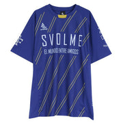 Subolme Plastic Shirt T-Shirt Short Sleeve Striped TR Top Top svolme Futsal Soccer Wear 1241-23100