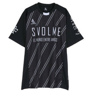 Subolme Plastic Shirt T-Shirt Short Sleeve Striped TR Top Top svolme Futsal Soccer Wear 1241-23100