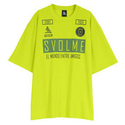 Subolme Plastic Shirt T-shirt Short Sleeve Wide FB Logo Plastic T-Shirt Loose svolme Futsal Soccer Wear 1241-24500