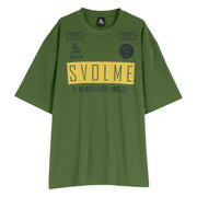 Subolme Plastic Shirt T-shirt Short Sleeve Wide FB Logo Plastic T-Shirt Loose svolme Futsal Soccer Wear 1241-24500