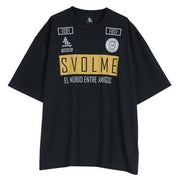 Subolme Plastic Shirt T-shirt Short Sleeve Wide FB Logo Plastic T-Shirt Loose svolme Futsal Soccer Wear 1241-24500