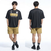 Subolme Plastic Shirt T-shirt Short Sleeve Wide FB Logo Plastic T-Shirt Loose svolme Futsal Soccer Wear 1241-24500