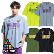 Subolme Plastic Shirt T-shirt Short Sleeve Wide FB Logo Plastic T-Shirt Loose svolme Futsal Soccer Wear 1241-24500