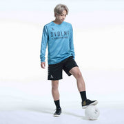 Suborme svolme plastic shirt long sleeve top T-shirt crash stripe futsal soccer wear 1243-30500