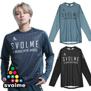 Suborme svolme plastic shirt long sleeve top T-shirt crash stripe futsal soccer wear 1243-30500