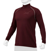 MIZUNO Baseball Undershirt, Brushed Lining, Long Sleeve, High Neck, Softball 12JA2P12