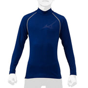 MIZUNO Baseball Junior Boys Undershirt Fleece Lined Long Sleeve Top High Neck Softball Children 12JA2P54