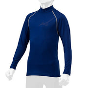 MIZUNO Baseball Junior Boys Undershirt Fleece Lined Long Sleeve Top High Neck Softball Children 12JA2P54