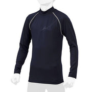 MIZUNO Baseball Junior Boys Undershirt Fleece Lined Long Sleeve Top High Neck Softball Children 12JA2P54