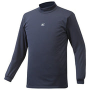 MIZUNO Baseball Undershirt, Long Sleeve, Top, High Neck, Breath Thermo, Heat Generating, Softball 12JA6P13