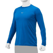 MIZUNO Baseball Undershirt Long Sleeve Top Low Neck Loose Fit Loose Softball 12JAAP10