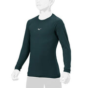 MIZUNO Baseball Junior Boys Undershirt Long Sleeve Top Low Neck Softball Children 12JAAP50