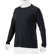 Mizuno Baseball T-shirt, Long Sleeve, Top, Round Neck, Practice Wear, MIZUNO Softball 12JAAT19