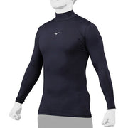 MIZUNO Baseball Undershirt Long Sleeve Top High Neck Inner Wear Softball 12JABC10