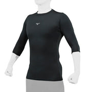 MIZUNO Baseball Undershirt 3/4 Sleeve 3/4 Sleeve Top High Neck Inner Wear Softball 12JABC21