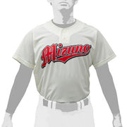 Mizuno Baseball Uniform Shirt Top Semi-Half Button MIZUNO Wear 12JC0F45