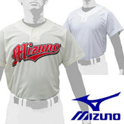 Mizuno Baseball Uniform Shirt Top Semi-Half Button MIZUNO Wear 12JC0F45