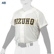 Mizuno Baseball Uniform Shirt Top Open Type Mizuno Professional MIZUNO Wear 12JC1F46