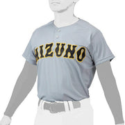 Mizuno Baseball Uniform Shirt Top Semi-Half Button Mizuno Professional MIZUNO Wear 12JC1F47