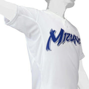 Mizuno Baseball Uniform Shirt Top Semi-Half Button Mizuno Professional MIZUNO Wear 12JC1F47