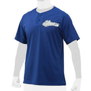 Mizuno Baseball Baseball Shirt Up Shirt Half Button Top MIZUNO Softball 12JC8L21