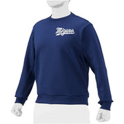 Mizuno Baseball Sweatshirt Stretch Top Round Neck Practice Wear Mizuno Professional MIZUNO Softball 12JE2K07