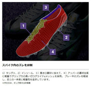 Mizuno Alpha α 2 ELITE soccer cleats (P1GA256209) - ships immediately.