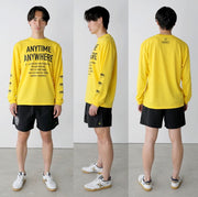 SULLO Plastic Shirt T-Shirt Long Sleeve Top 23AW INTRO LS PRA TEE Futsal Soccer Wear Men's