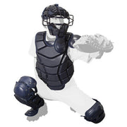 MIZUNO Hardball Baseball Protector Protective Gear 4 Piece Set Catcher Compatible with High School Baseball 1DJPC110