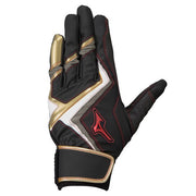 Mizuno Baseball Gloves Batting Gloves for Batting Both Hands Wild Drive Red MIZUNO Batting Gloves