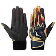 MIZUNO Junior Boys Baseball Batting Robe Gloves Batting Hands for Both Hands Silicone Power Arc DI Replica Children 1EJEY255