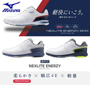 Mizuno Golf Shoes Nexrite Energy 4E Ultra Wide Waterproof Men's MIZUNO 51GQ2440