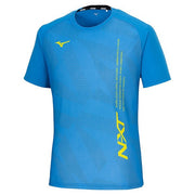 Mizuno T-shirt Plastic Shirt Short Sleeve Top N-XT MIZUNO Tennis Soft Tennis Badminton Wear Men's 62JAB012