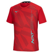 Mizuno T-shirt Plastic Shirt Short Sleeve Top N-XT MIZUNO Tennis Soft Tennis Badminton Wear Men's 62JAB012