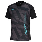 Mizuno T-shirt Plastic Shirt Short Sleeve Top N-XT MIZUNO Tennis Soft Tennis Badminton Wear Men's 62JAB012