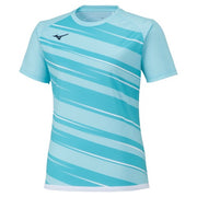MIZUNO Table Tennis Women's Uniform Game Shirt Short Sleeve Top Wear