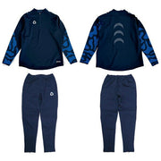 Bonera jersey top and bottom set half zip futsal soccer wear men's BNR-TJ074T BNR-TJ074P