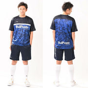 DalPonte Plastic Shirt Plastic Pan Top and Bottom Set Short Sleeve Pants DalPonte Futsal Soccer Wear DPZ0412