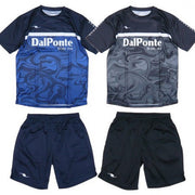 DalPonte Plastic Shirt Plastic Pan Top and Bottom Set Short Sleeve Pants DalPonte Futsal Soccer Wear DPZ0412