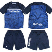 DalPonte Plastic Shirt Plastic Pan Top and Bottom Set Short Sleeve Pants DalPonte Futsal Soccer Wear DPZ0412