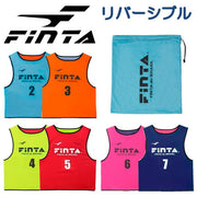 FINTA Reversible Bibs Set of 10 Numbered Soccer Futsal Wear Men's Adults FT3027