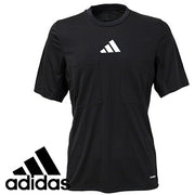 Adidas Soccer Referee Shirt Referee Short Sleeve Top 2024 REF Referee Futsal IFC13 IN8141