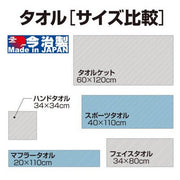 Mizuno MIZUNO Muffler Towel N-XT Made in Imabari, Boxed, 110cm x 20cm, Sports Towel, 32JYC104
